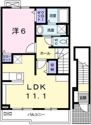 エスペランサ白国Iの物件間取画像